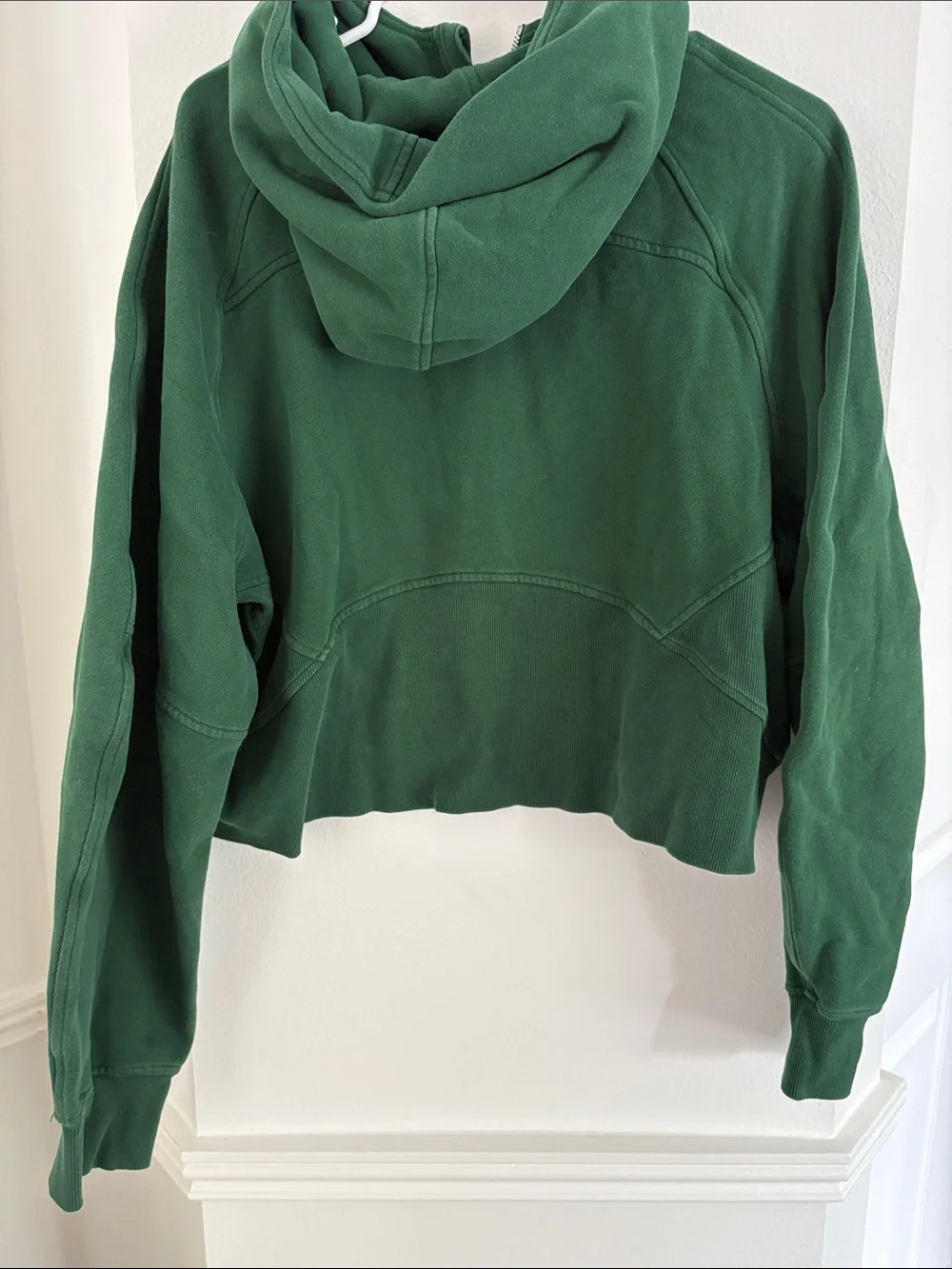 Lululemon Scuba Half Zip Hoodie in Evergreen Green size large/x-large